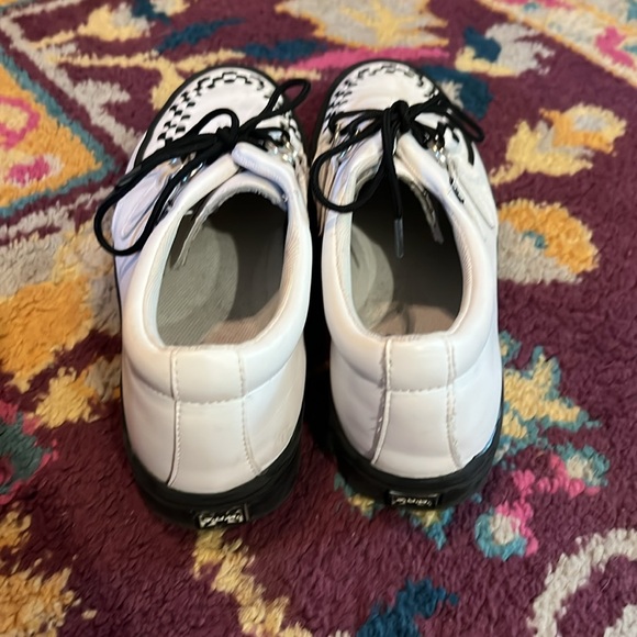 Classic T.U.K. Sneaker bottom white oxfords CREEPERS - Picture 2 of 6